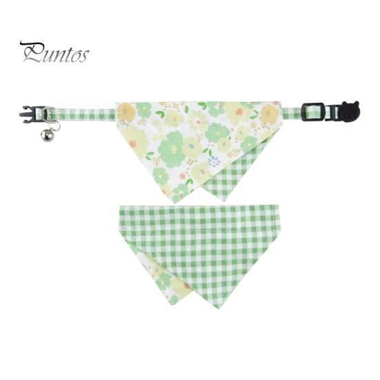 Katzenhalsband-Lätzchen mit Glöckchen, verstellbare Haustierhalsbänder, Katzen-Bandana-Glöckchen, hochwertiger Haustier-Schal für Kätzchen und einige Welpen