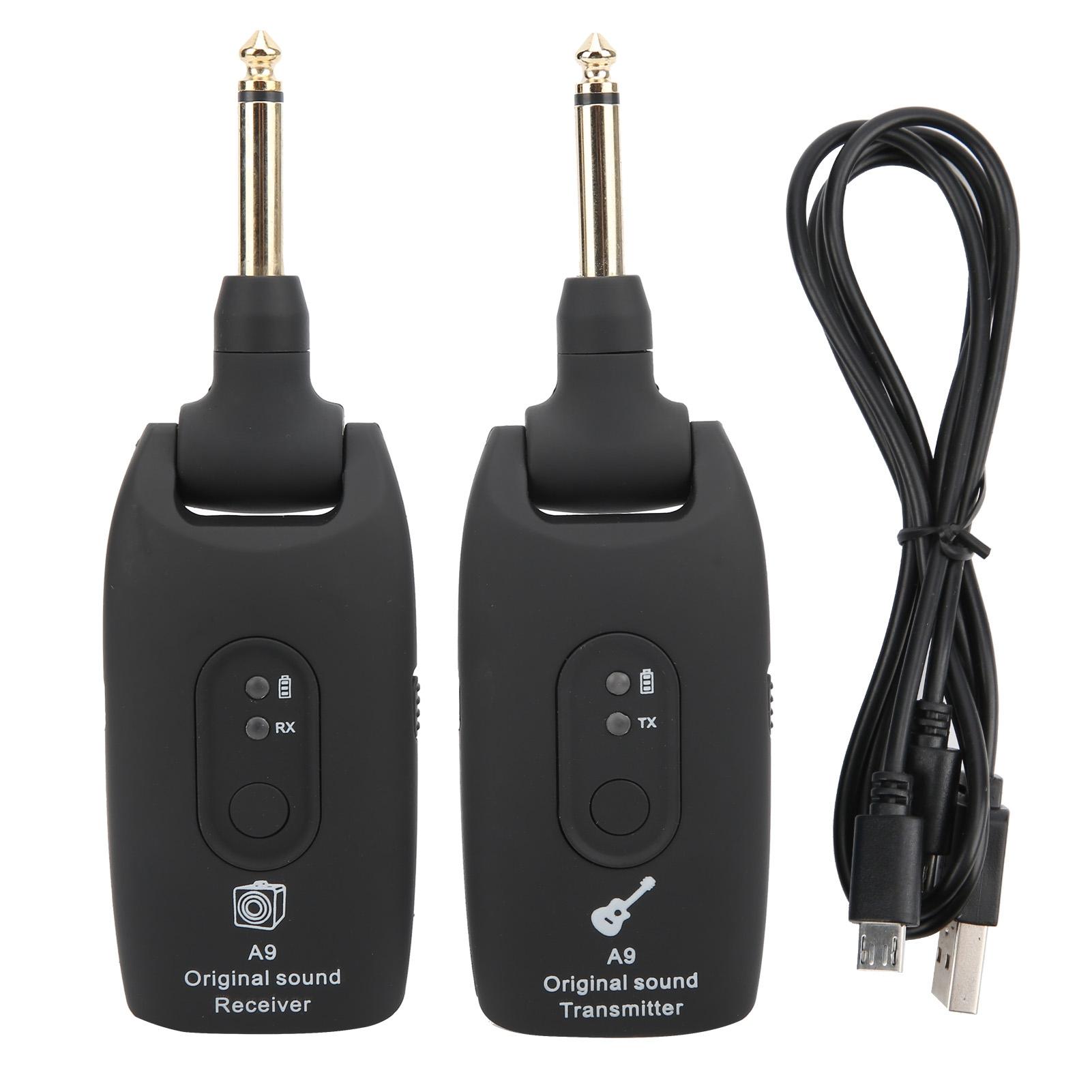 Guitar Transmitter Receiver Wireless System A9 2.4GHz USB Cable Musical Instrument Accessories