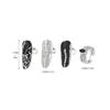 4pcs Versatile Finger Rings Set Adjustable Opening Fingernail Ring Trendy Finger Accessories Office Wear Jewelry