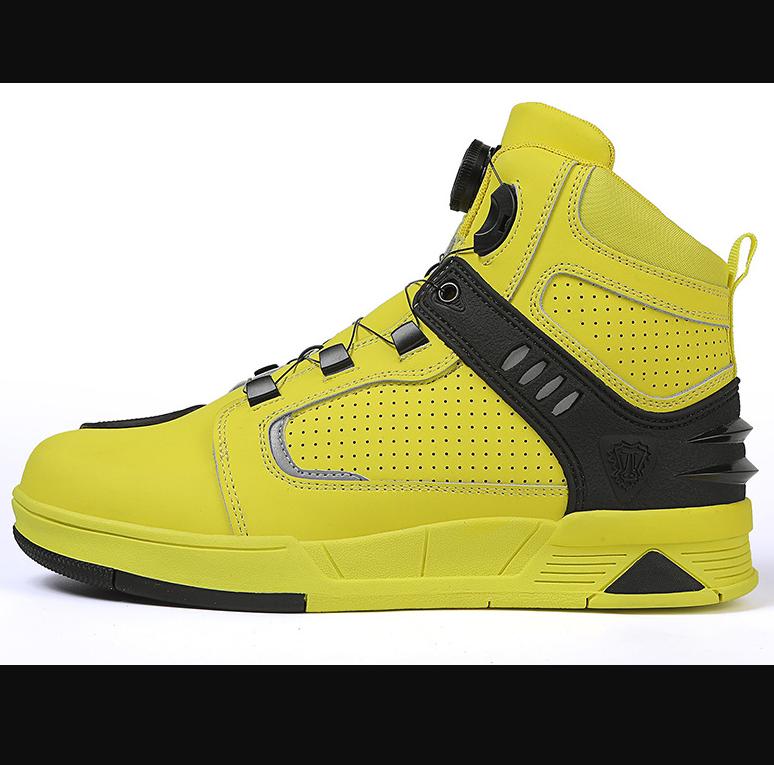 

JG WOLVES/Nine Flower Wolf Motorcycle Helmet Four Seasons Travel Breathable Rider Equipment Universal Racing Helmet 41 жёлтый