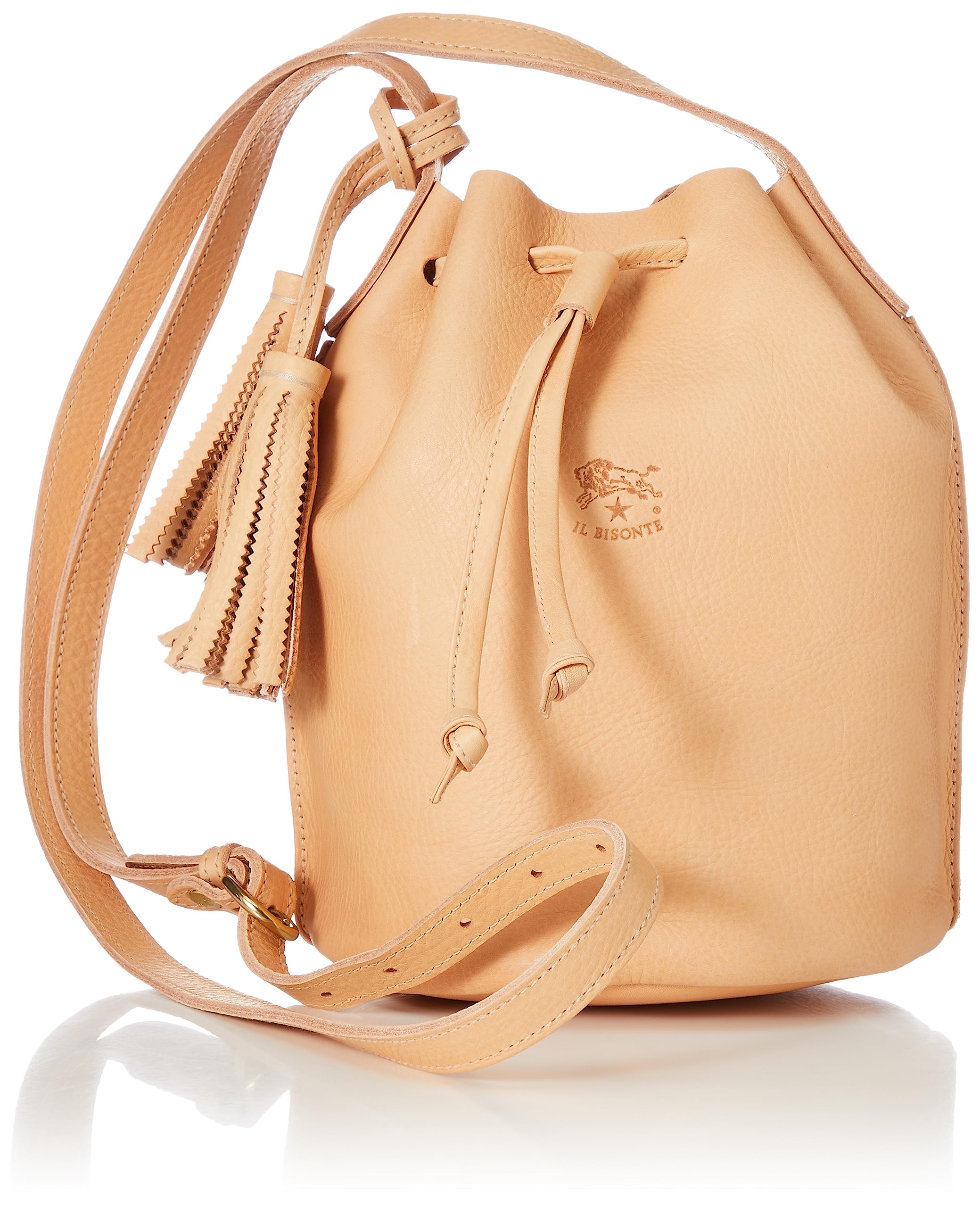IL BISONTE Shoulder Bag BBU006 PV0001 NA128B Naturale [Used]