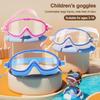 with Earplugs Kids Swimming Goggles Big Frame Swim Glasses  Outdoor Sports Swimming Supplies