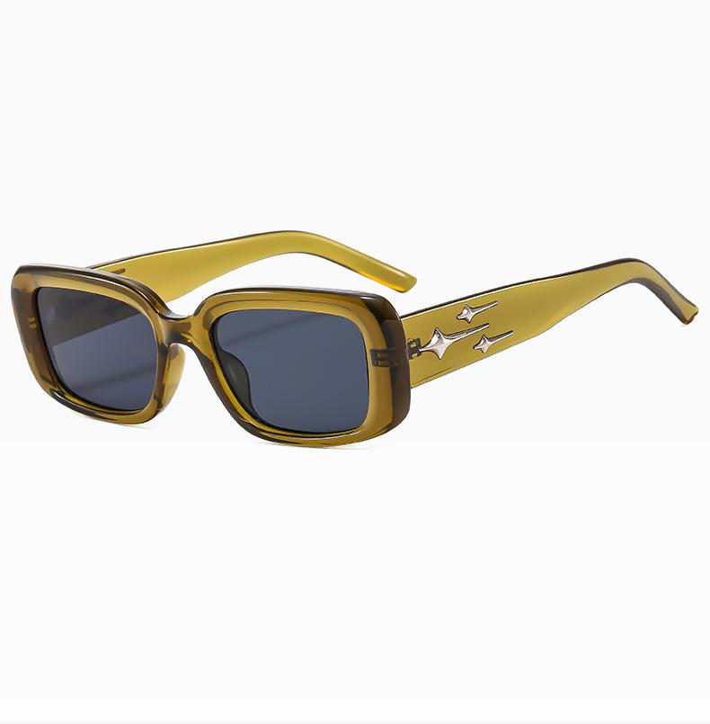 Fashion Rectangle Sunglasses Women Brand Designer Vintage Small Frame Glasses Ladies Classic Black Square UV Fashion Rectangle