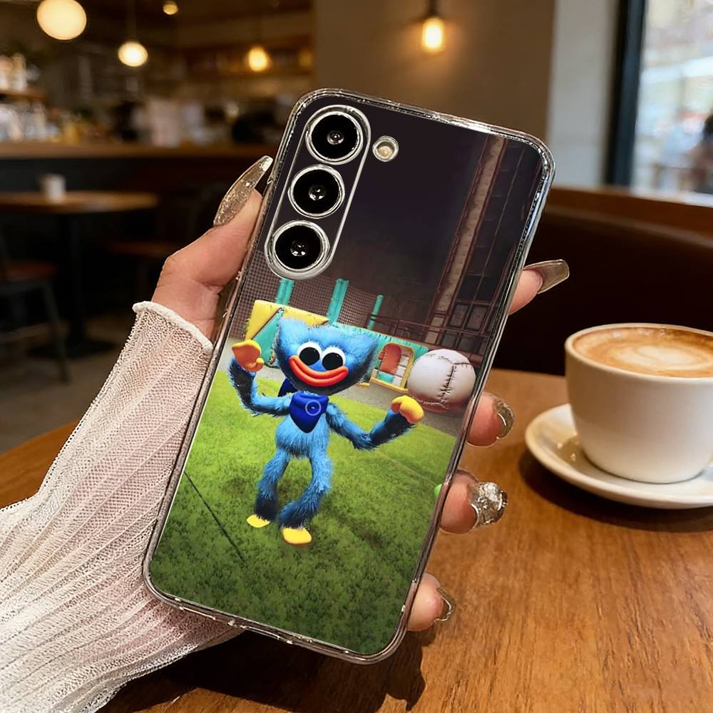 Game H-huggy W-Wuggy Phone Case For Samsung S25,S24,S21,S22,S23,S30,Ultra,S20,Plus,Fe,Lite Transparent Cover