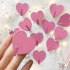 3/5/10/20pcs - Heart-Shaped Hooks - Rustproof, Reusable for Towels, Clothes & Keys - Easy Install, No Drilling Required