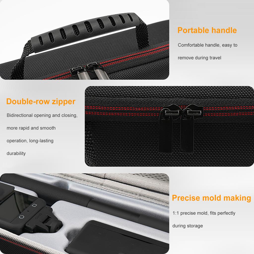 Hard Shell Carrying Case For DJI OSMO 360 Shockproof Camera Organizer Bag Anti-Fall Anti-Scratch Protective Bag Camera Accessory