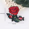 11Pcs/Set Embroidery Rose Flower Sew Iron on Home Patch Badge Bag Hat Dress Applique Rose Patch