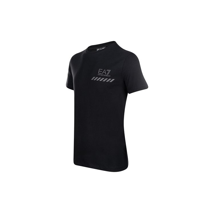 Emporio Armani SS21 EA7 Logo Casual T-Shirt Men Tops Black 3KPT72-PJ8SZ-1200