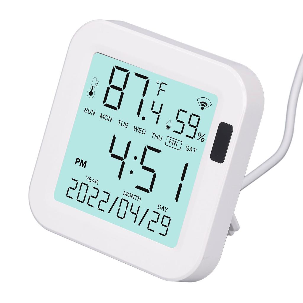 Thermometer Hygrometer LCD Backlit Display 0 to 60 celsius 0percent to 99percent RH Smart Temperature and Humidity