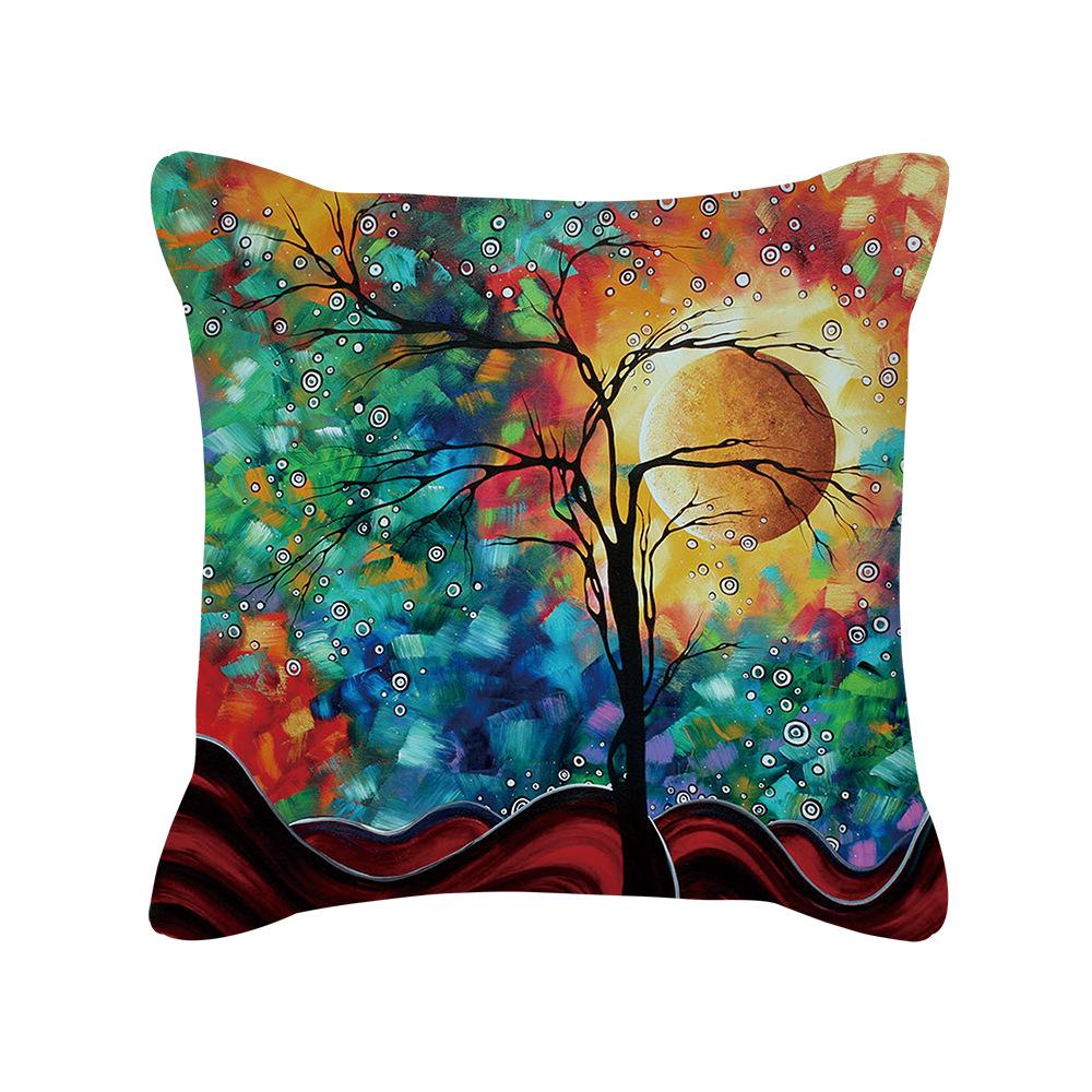 Nordischer Ins Schlichter Stil Kissenbezug Van Gogh Ölgemälde Aquarelldruck Kissenbezug Neues Zuhause