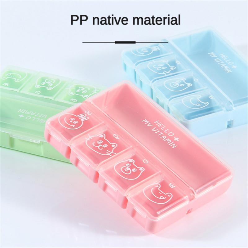 1/2/3PCS Compartment Storage Portable Dustproof Multipurpose Health Care Small Box Grid Design Storage Box