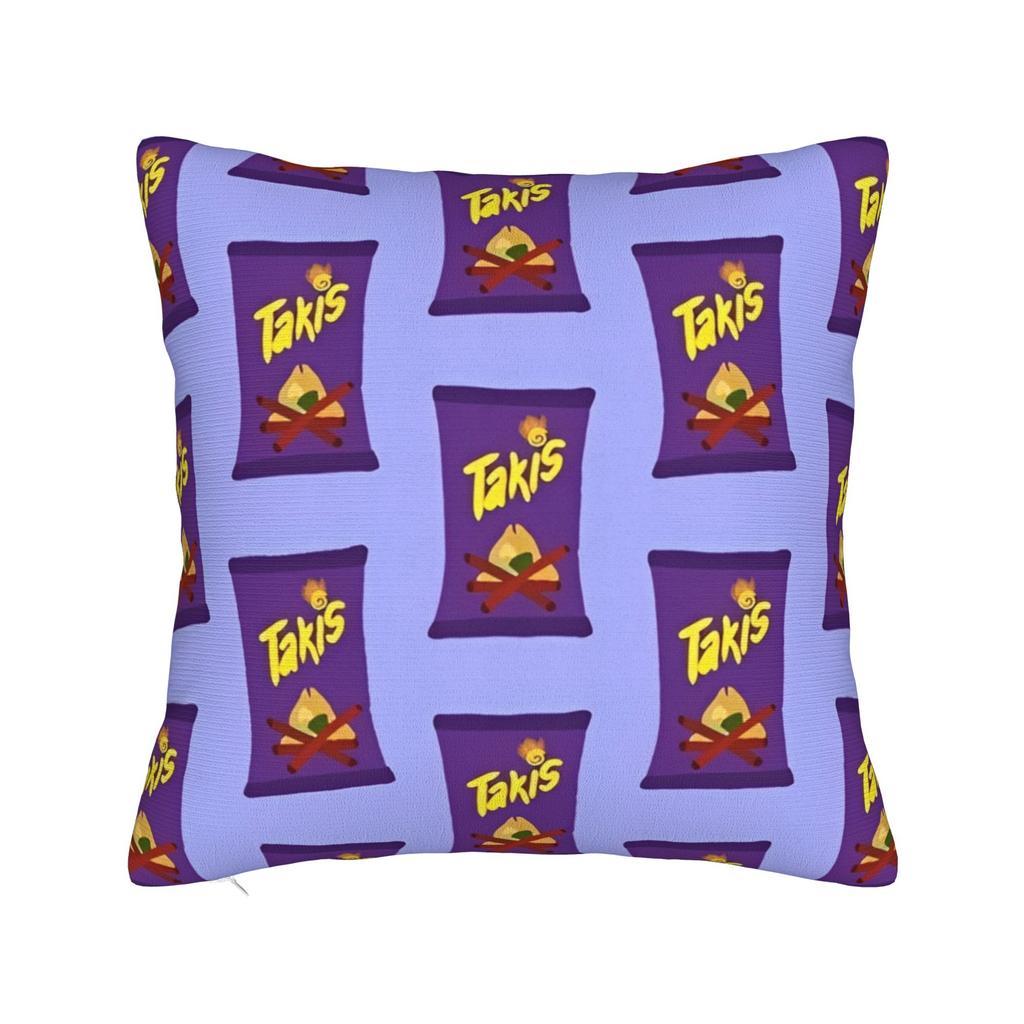 Takis Chili Chips Pillow Case Retro Trendy Pillow Cover Comfy Pillowcases For Sofa Home Decor