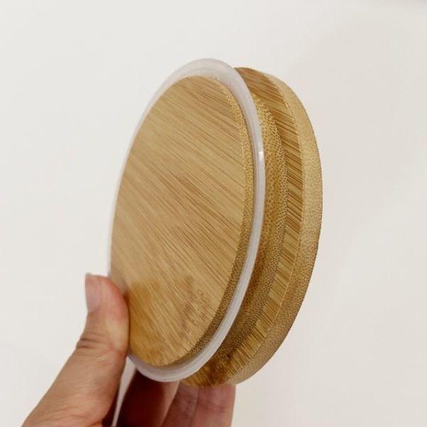 Bambus/Edelstahl Deckel für High Borosilicate Glas Wasserflasche oder Teekanne