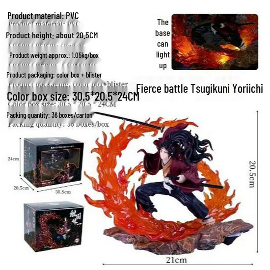 Demon Slayer Luminous Figure: Fierce Battle Kokushibo Vs Yoriichi