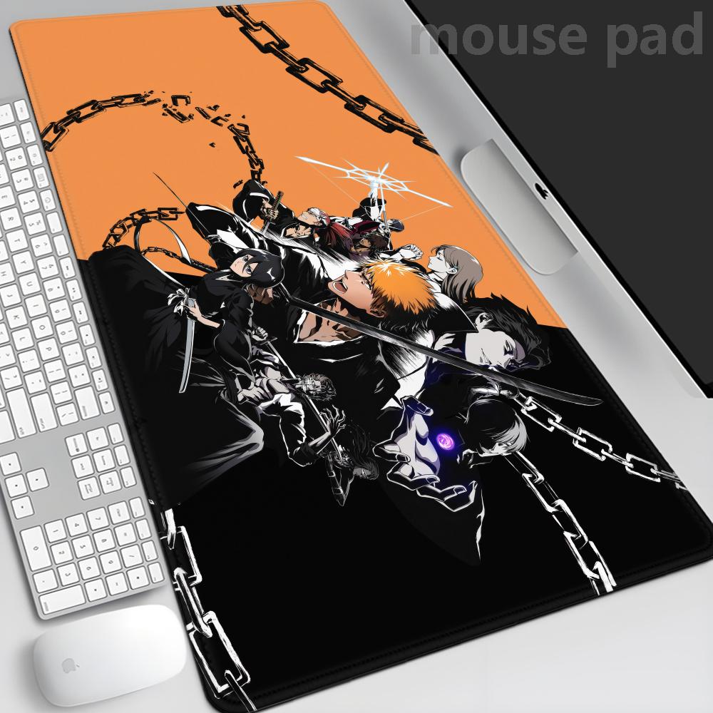 HD Anime podložka pod myš XXL Bleach podložka pod myš Kurosaki Ichigo Velká podložka pod myš na počítač Gumová podložka na stůl Manga Velké podložky pod notebook