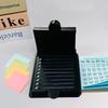 Multi Purpose Sticky Note Holder Set with Template Notepad Dispenser Sticky Note Stencil  Desk