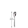 Zhi Shi Slanted Handle Stainless Steel Coffee Spoon Set