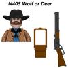 West Cowboy Westworld Building Blocks Police John Marston Arthur Morgan Mini Action Figure Toys