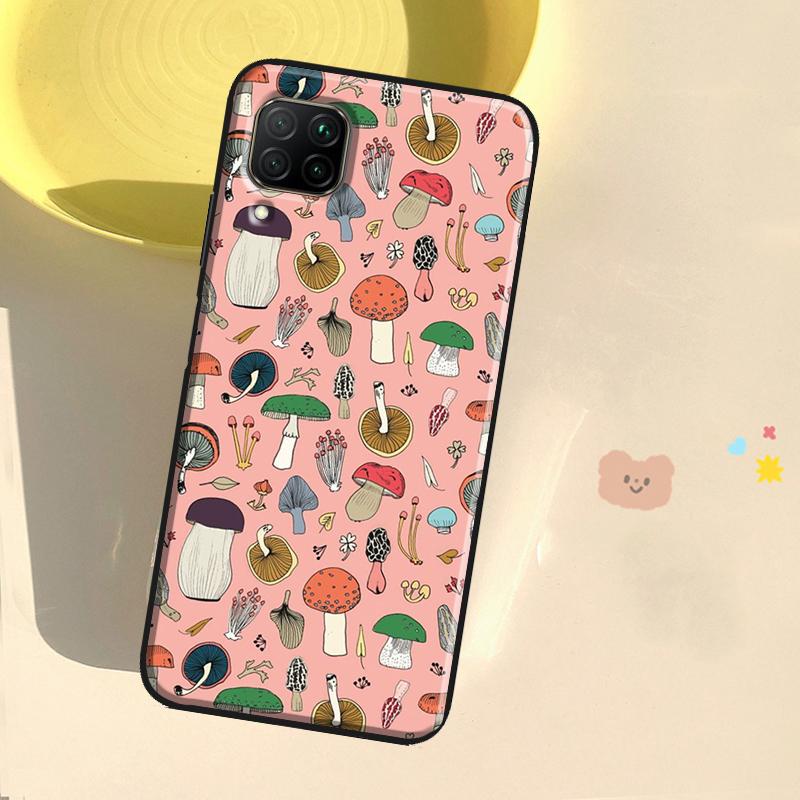 

Mushroom Case For Huawei Honor X8 X7a X8a X9a 50 70 90 Magic5 Lite P20 P40 P60 P30 Pro Nova 9 Cover Huawei P30 Lite