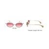 Vivienne Westwood Mirror Leg Hollow Logo Design Metal Round Sunglasses Unisex sunglasses Gold VW7022-1-457