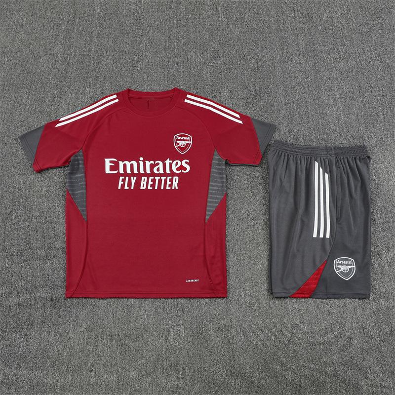 Brasile Arsenal Parigi Real Madrid Barcellona Spagna Chelsea Tuta da Allenamento Maglie da Calcio per Adulti Maniche Corte