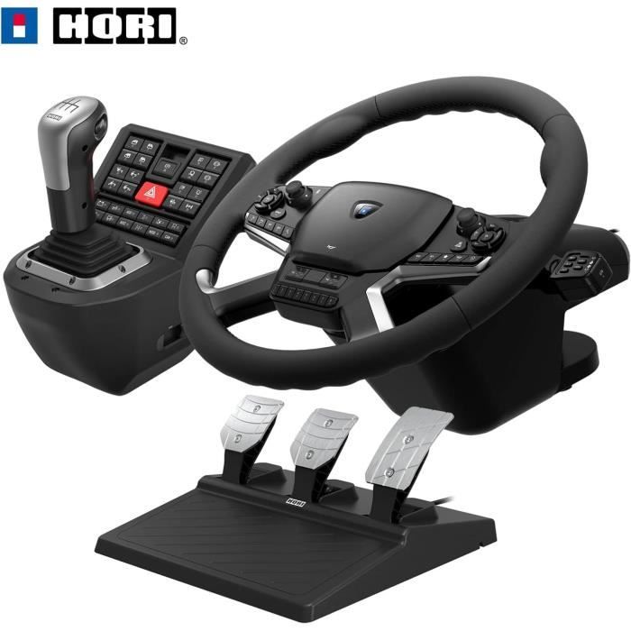 Lenkrad mit Schaltung und Pedalen - HORI - PC - Inklusive Truck Simulator 2 und American Truck Simulator