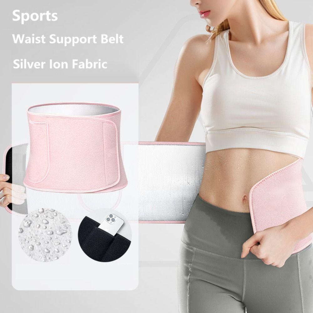 Breathable Sports Waist Support Belt Elastic Waist Trainer Durable Slimming Belt  For Fitness