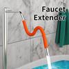 360° Drehbarer Silikongel-Wasserhahnverlängerer Flexibel Biegbar Badezimmer-Wasserhahn Spüle Universeller Spritzschutz Küchenzubehör