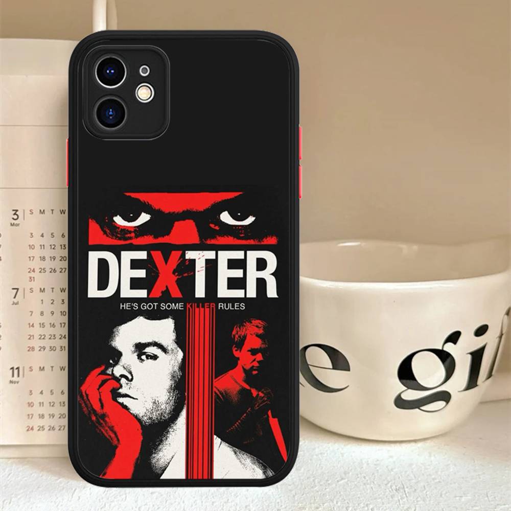 Dexter Morgan Phone Cases For IPhone 16 15 14 Plus 13 12 11 Pro Max Matte Oft Bumper Phone Cover