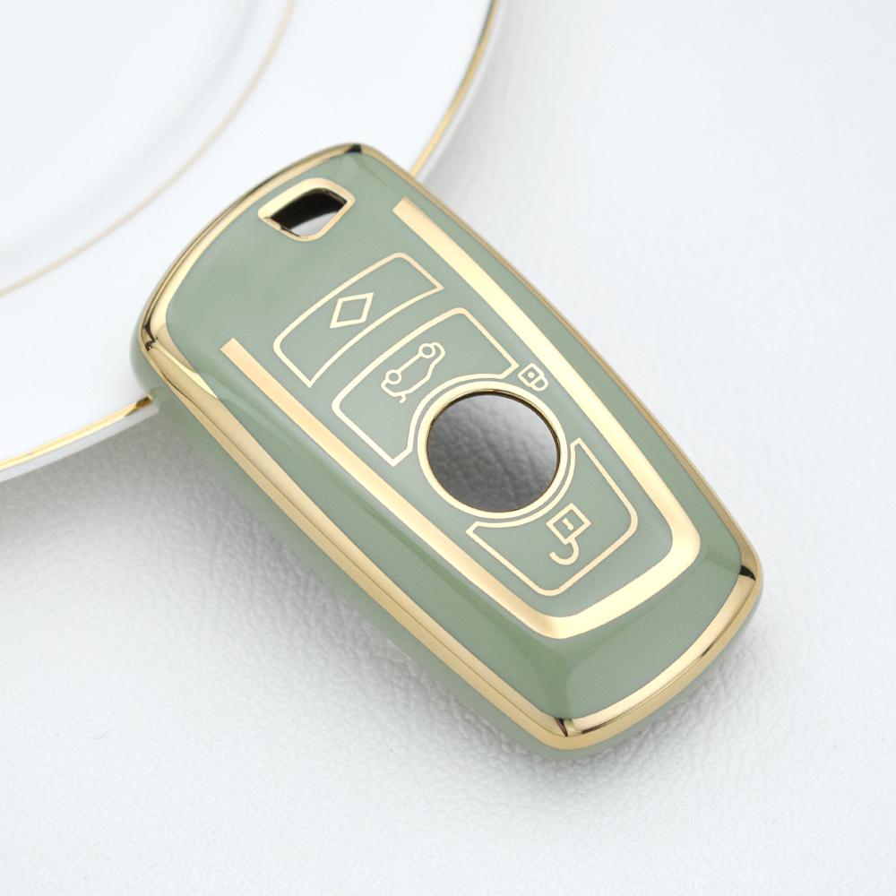 TPU Remote Car Key Case Cover Holder for BMW 1 3 5 7 Series X1 X3 X4 X5 X6 F10 F20 F30 F34 F25 F31 M3 M4 E34 Keychain