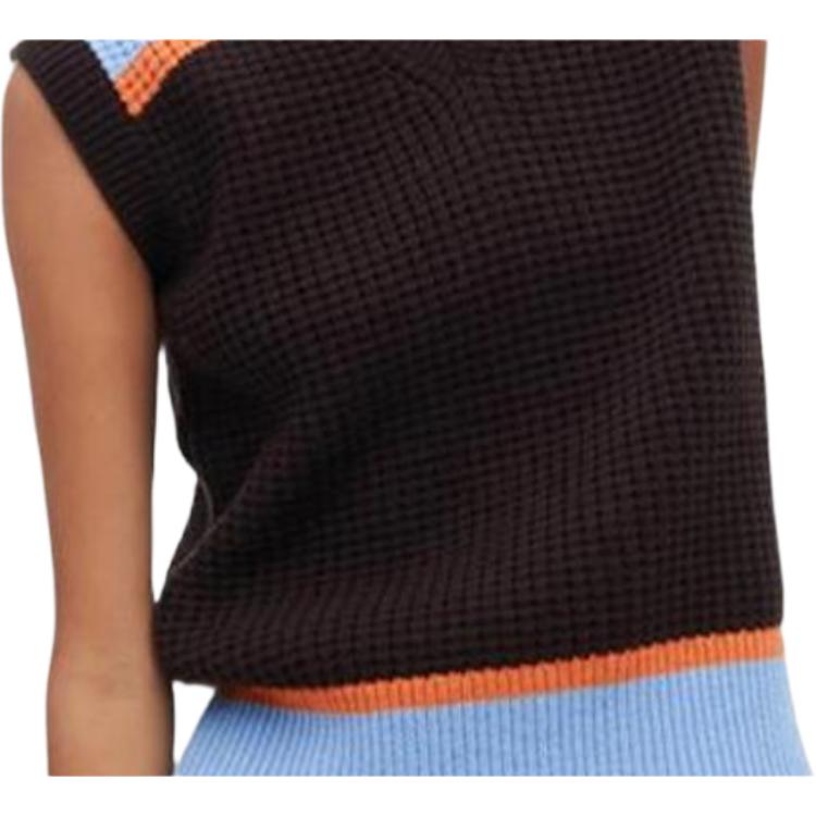 Uniqlo Ribbed V-Neck Knitted Sleeveless Vest Unisex Vest 457955-35