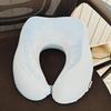 U-Shaped Memory Foam Neck Pillow: Portable Travel Support for Airplanes and Students