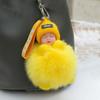 Fashion Beauty For Lady Lovely Girl Bag Pendant Plush Doll Car Key Chain Pendant