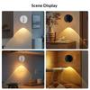 LED Light Magnetic Rechargeable Wall Light Spotlight Wireless No Punch Reading Light With Touch Switch Dimmable Bedside Lamp