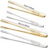 1Pcs Stainless Steel Food Tongs Non-Slip Long Handle Barbecue Clip Steak Buffet BBQ Tongs Kitchen Tools Cooking Accessories