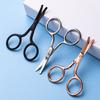 Stainless Steel Manual Round Head Nose Hair Small Scissors Trimmer Beauty Eyebrow Trimmer Beauty Eyelashes Do Not Hurt The