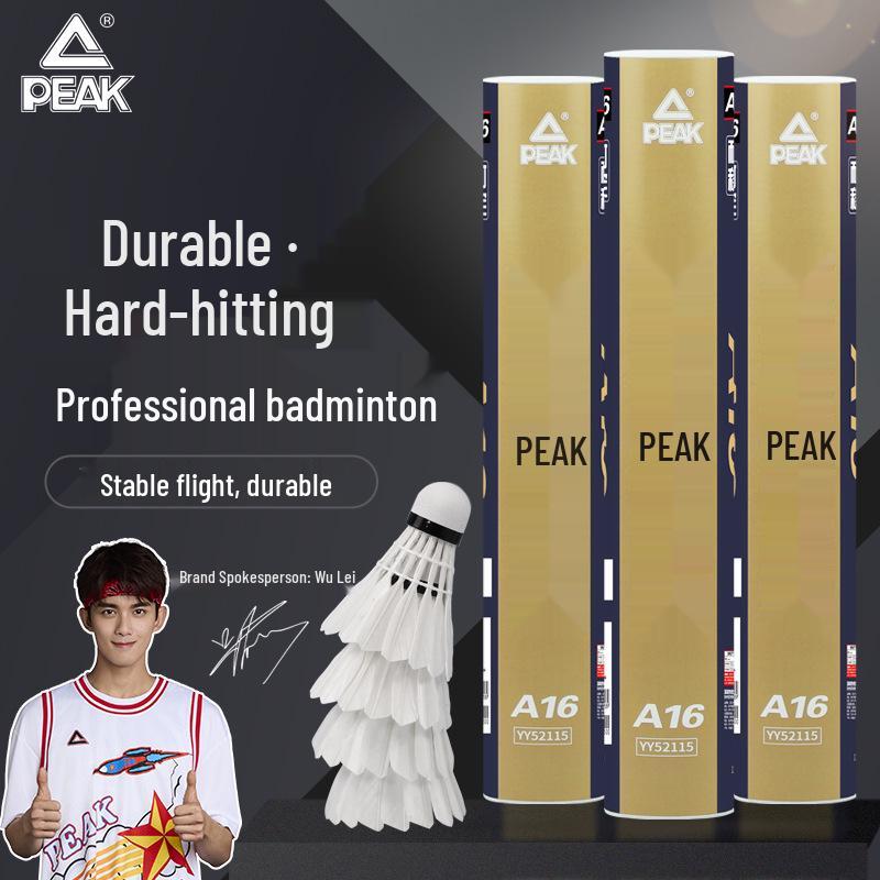 Durable Cork-Head Badminton Shuttlecock, Pack, Professional Training & Competition, Highly Damage-Resistant Beginner Entertainment, 6 pcs