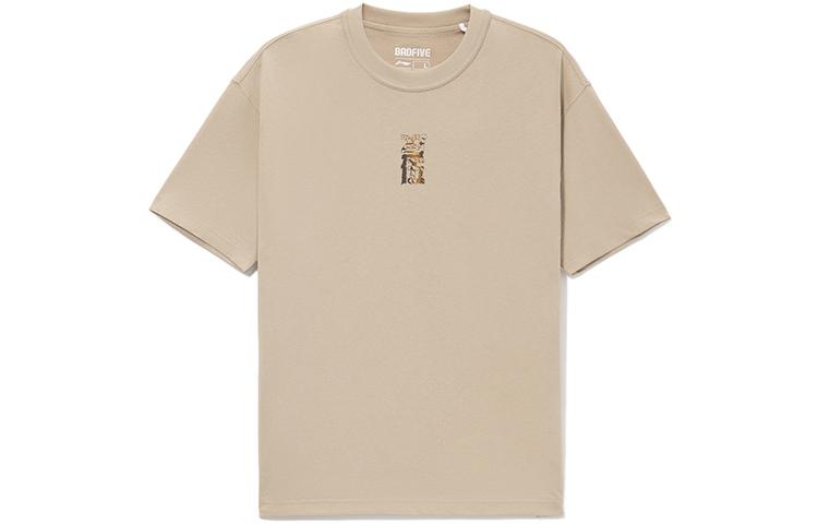 Мужская футболка Li Ning Кашемировый серый AHSS037-3 L