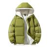 Men's Hooded Down Cotton Bread Jacket - Trendy Casual Coat for Students and Couples