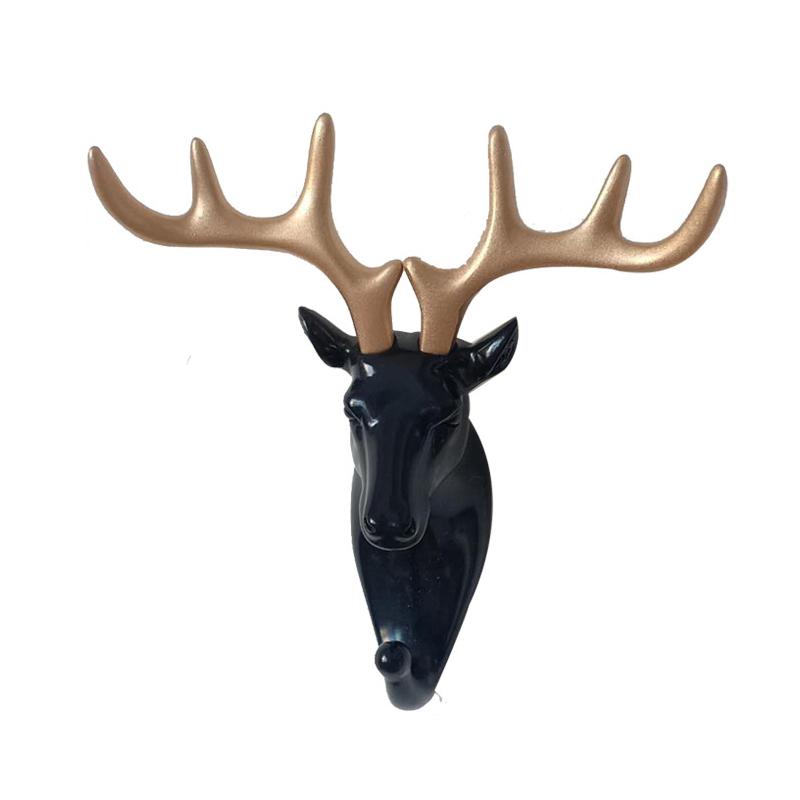 

Wall Mounted Animal Head Rack Coat Cap Wall Hanger Horse Elephant Hook