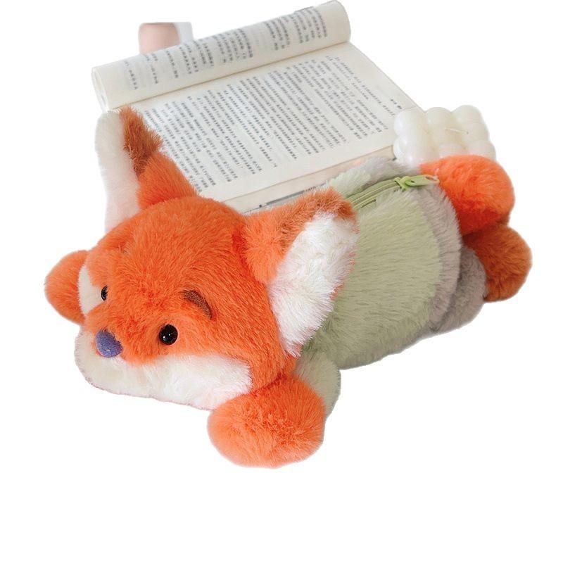 

Cartoon Plush Pencil Case With Large Capacity For Students And Creative Storage