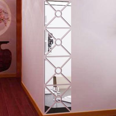Adhesivo Removible Estilo Espejo Moderno Arte Mural Pegatina de Pared Hogar Habitación DIY ADM