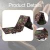 Three Fold Exercise Mat Nonslip Portable Easy To Carry Gymnastics with Handles for Stretching