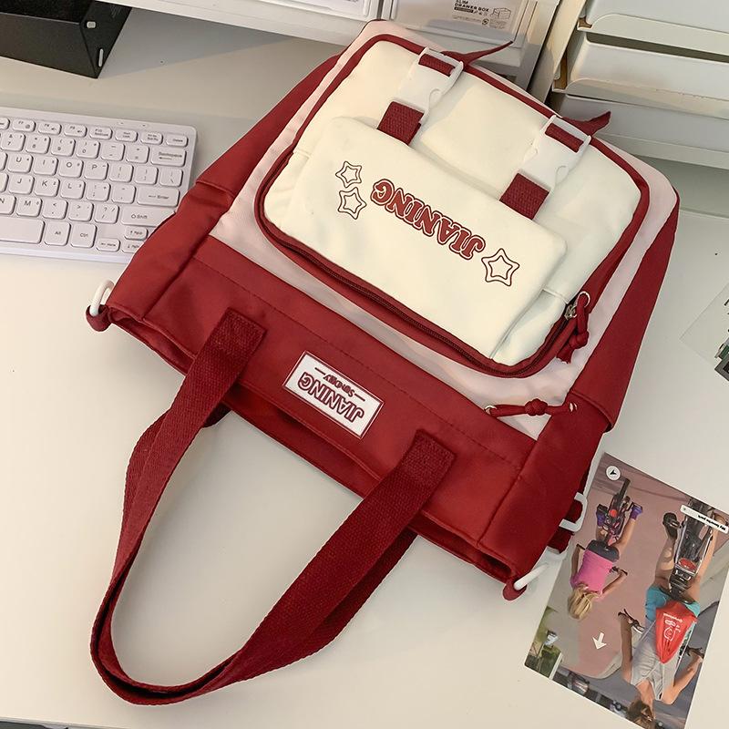 School bag Children's elementary school students Girls Junior high school students High school two-piece set Backpack