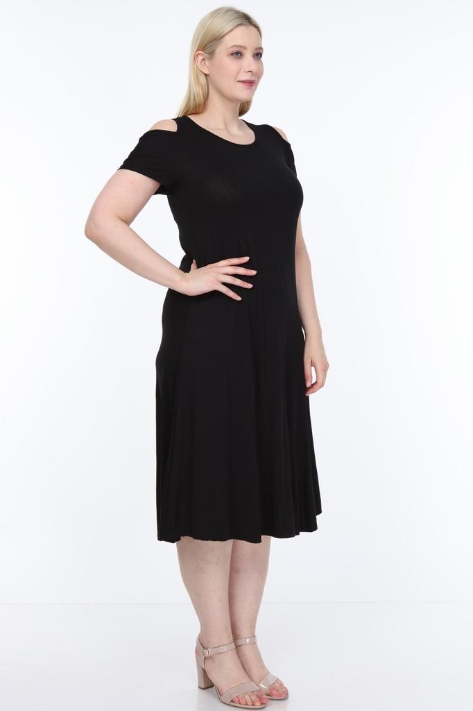 Women's Big Size Dress Off Shoulder Dress