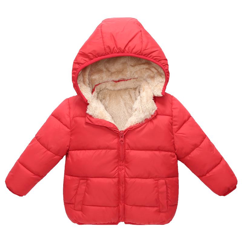 Children's Lambswool Cotton Jacket with Velvet Lining - Winter 2026 Style for Boys and Girls