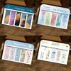 5 Pcs/Set Flower Pattern Annotated Bookmarks  for Reading, Annotation, and Gift