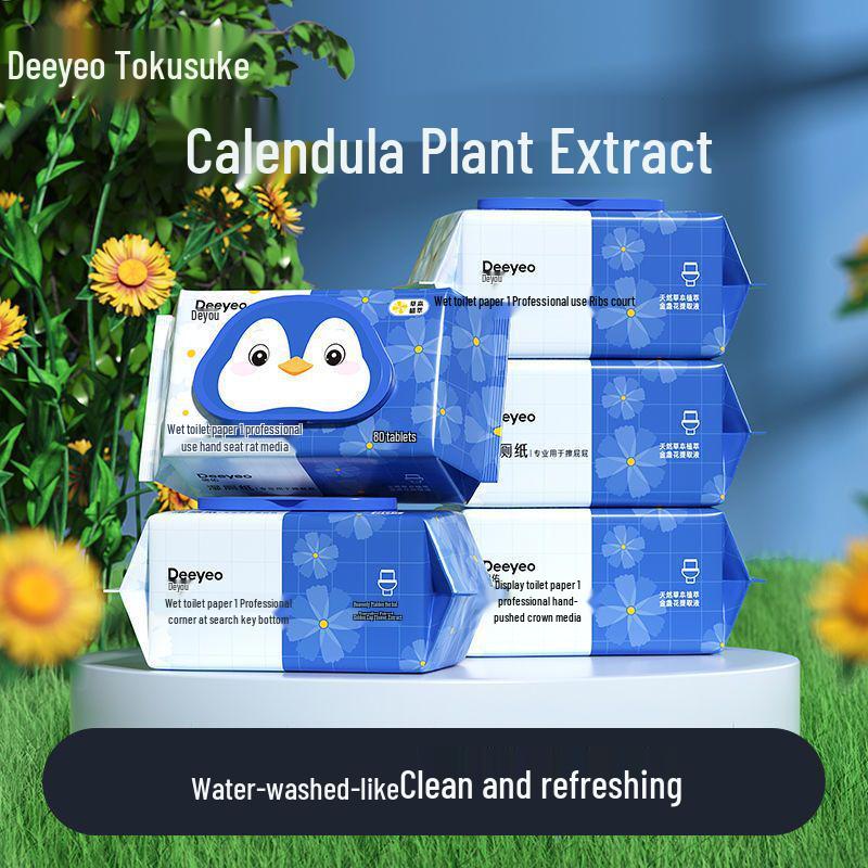 Large Pack of Soft, Skin-Friendly Wet Wipes for Refreshing and Hygienic Menstrual Cleaning