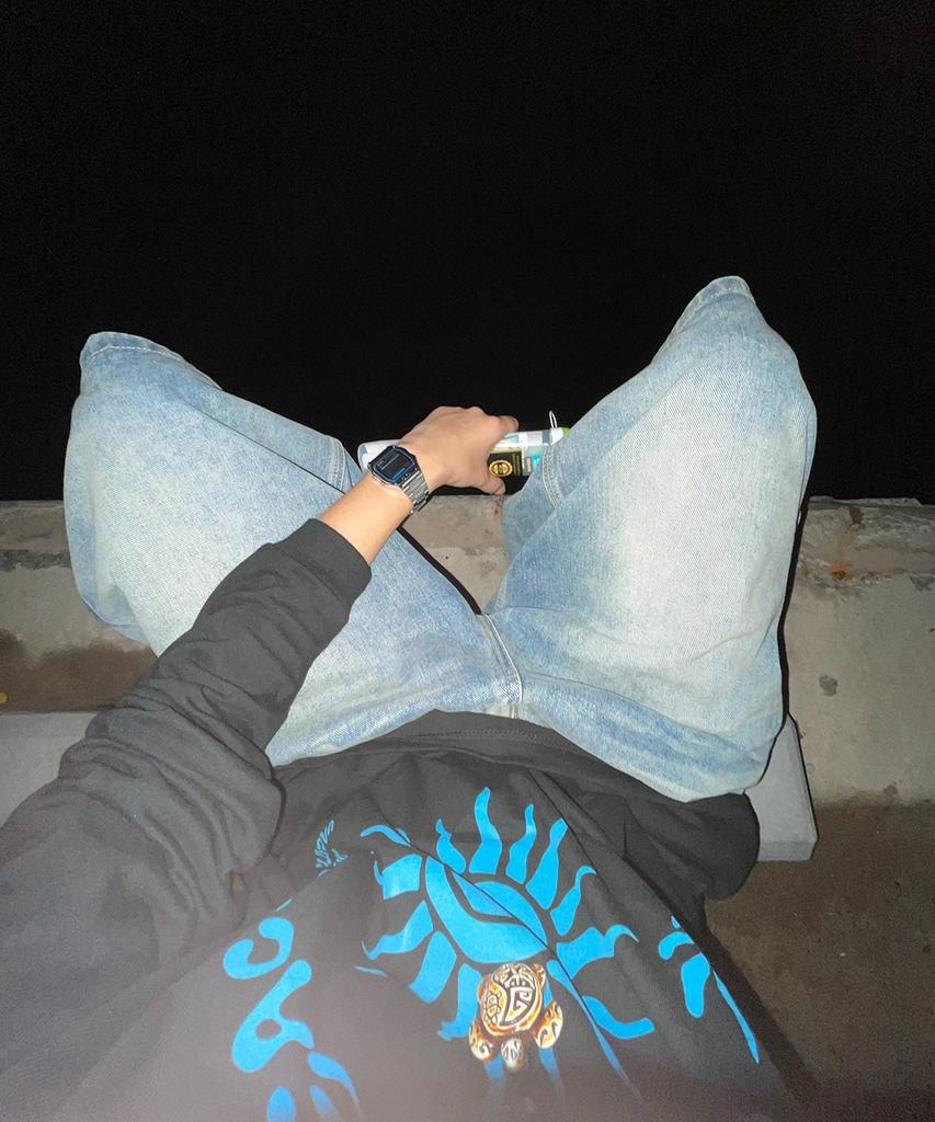 Koso Beach Artwork Long Sleeve (Black)
