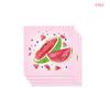 Pink Watermelon Birthday Disposable Tableware Fruit Watermelon Plates Napkins Cups Tablecloth Girls Happy Birthday Party Decor